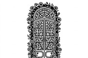 50 Floral French Window Ornament, a Decorative Illustration by Amazin_art (Thumbnail 13 of 29)