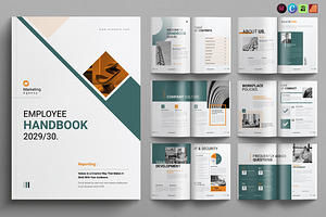 Employee Handbook Template, a Brochure Template by NorthPeak