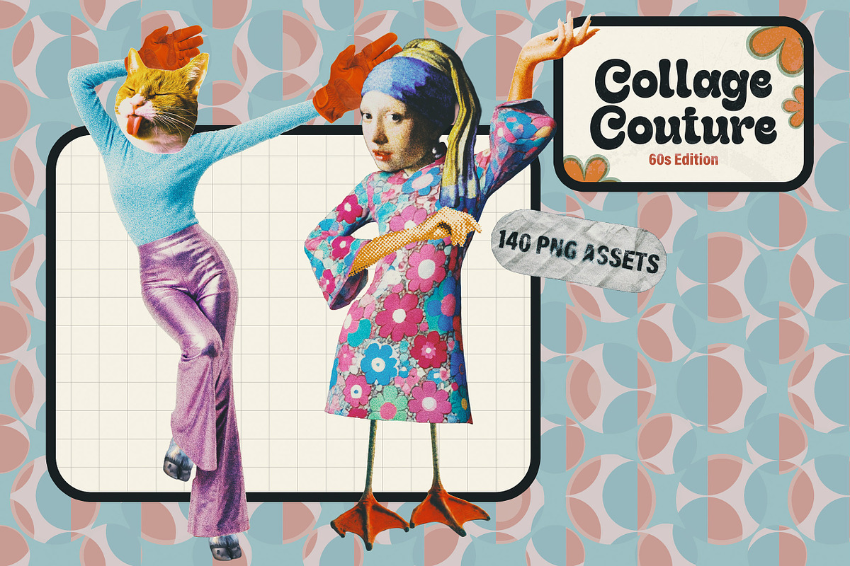 Collage Couture: 60s Edition, an Object Graphic by Megan Aili Designs (Photo 4 of 11)