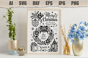 Stencil Christmas Holiday, a Seasonal Illustration by MARYCRAFTIRIA (Thumbnail 3 of 3)