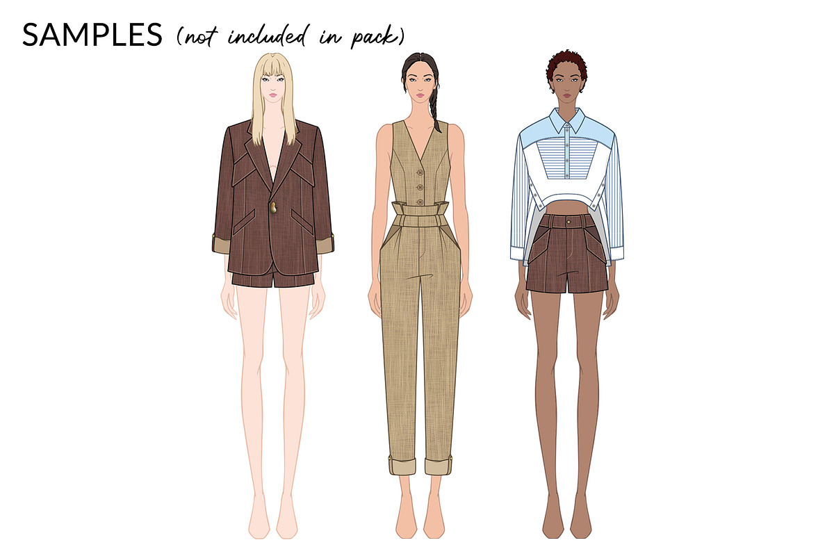 Colored Fashion Figures, a Person Illustration by Art by Lin (Photo 5 of 5)