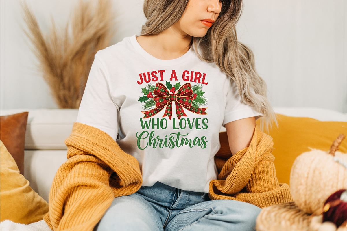 Plaid Christmas Bow PNG Sublimation, an Illustration by Designking (Photo 3 of 4)