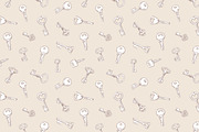 Vintage keys seamless patterns, a Pattern Graphic by Good Studio (Thumbnail 4 of 9)
