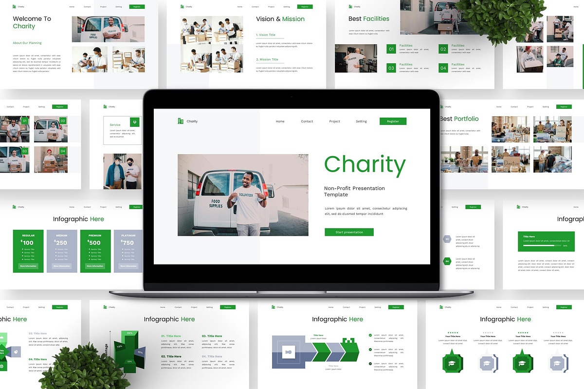 Charity - Non-Profit Google Slide, a Presentation Template by Deepslide Studio (Photo 4 of 6)