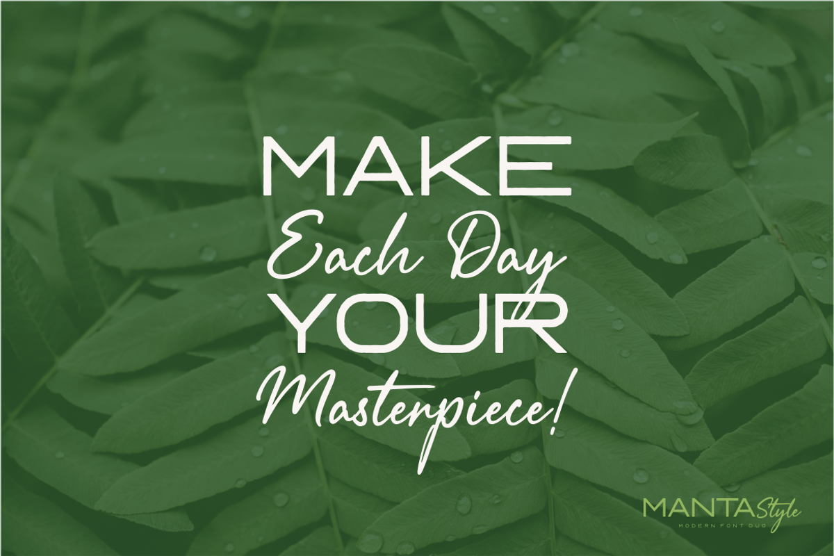 Manta Style Modern Font Duo, a Sans Serif Font by Vilogsign (Photo 9 of 9)