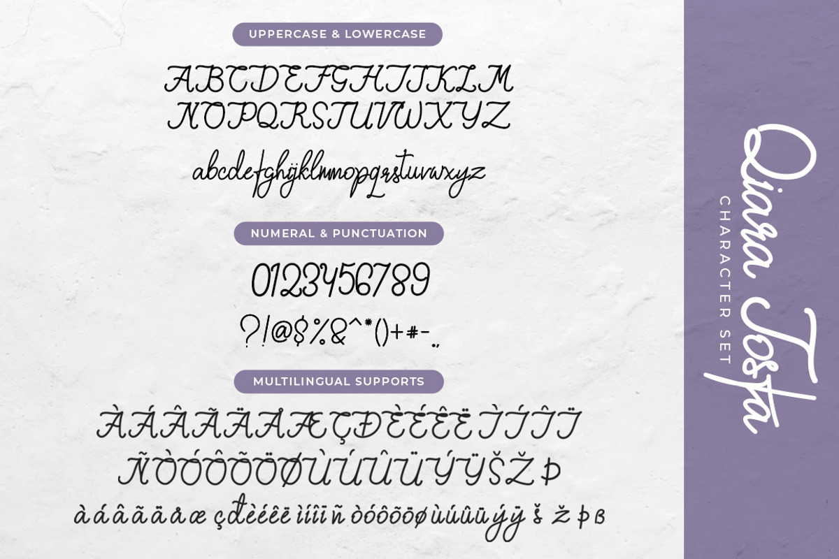 Qiara Tosfa Font preview 8