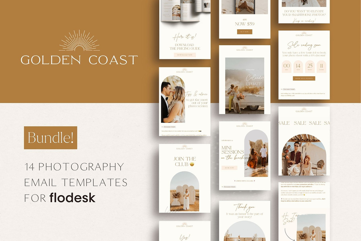 Photographer Flodesk Email Templates, an Email Template by Wonderlik Webdesign (Photo 1 of 9)