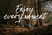 Smatter - Brush Script, a Script Font by Surplus Type Co (Thumbnail 7 of 7)