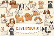 Cute Puppies, an Illustration by clipick (Thumbnail 1 of 10)