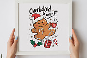 Funny Gingerbread Christmas PNG, a Graphic by olgasallom (Thumbnail 2 of 3)