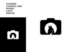 MODERN CAMERA AND HORSE LOGO DESIGN, a Branding & Logo Template by miracle05
