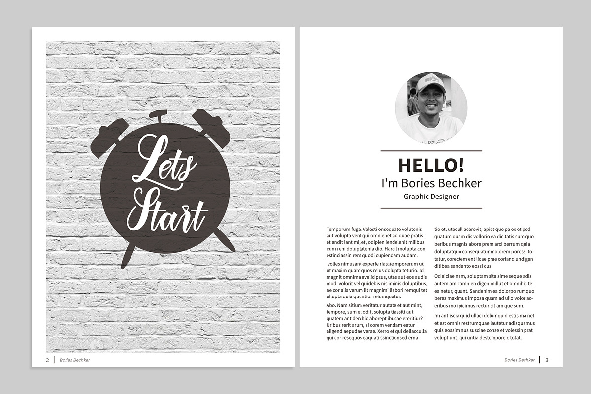Creative Portfolio, a Brochure Template by BoriesBechker (Photo 2 of 13)