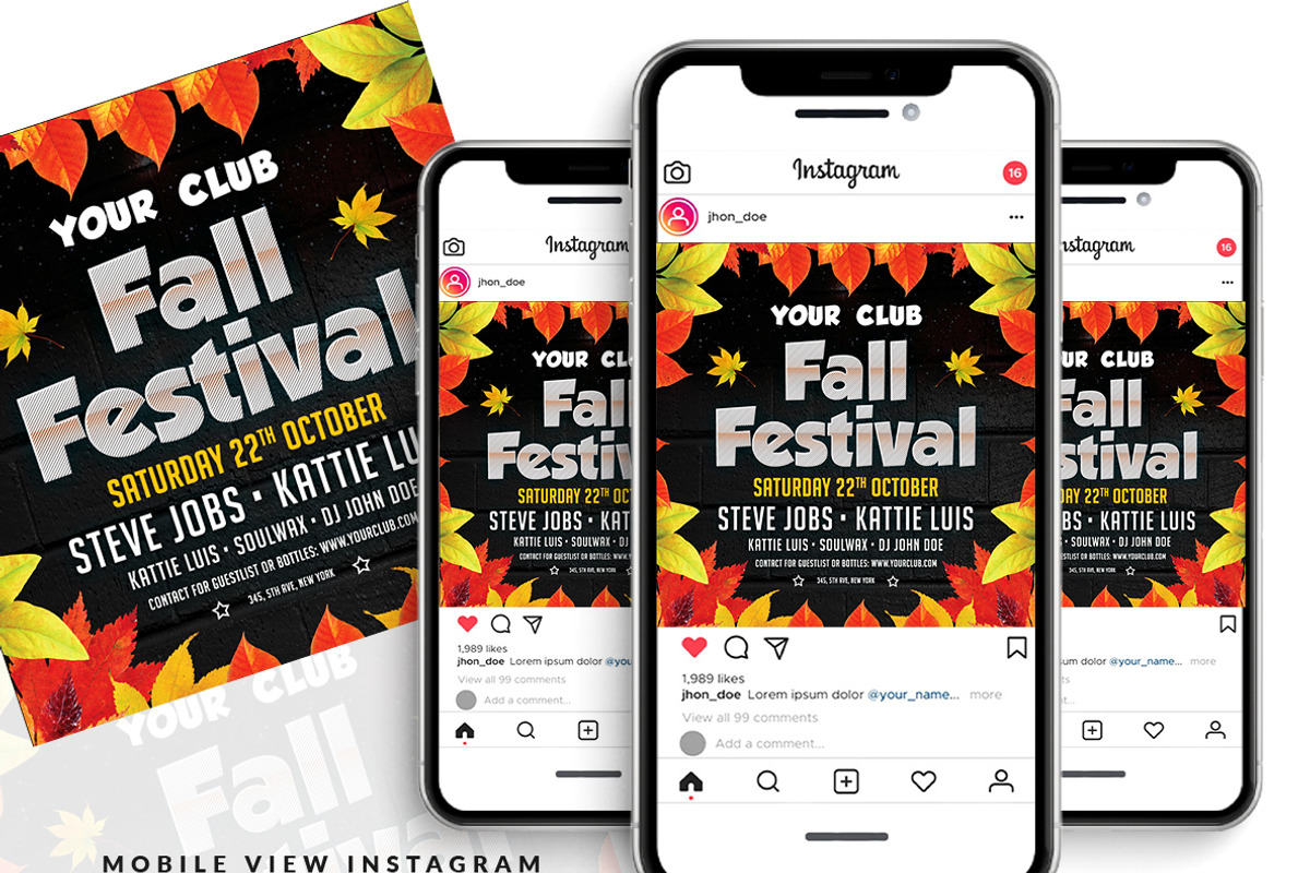 Fall Festival Flyer, a Flyer Template by AfzaalGraphics (Photo 2 of 2)