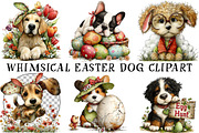 Whimsical Easter Dog Clipart, an Illustration by OK Design (Thumbnail 3 of 6)