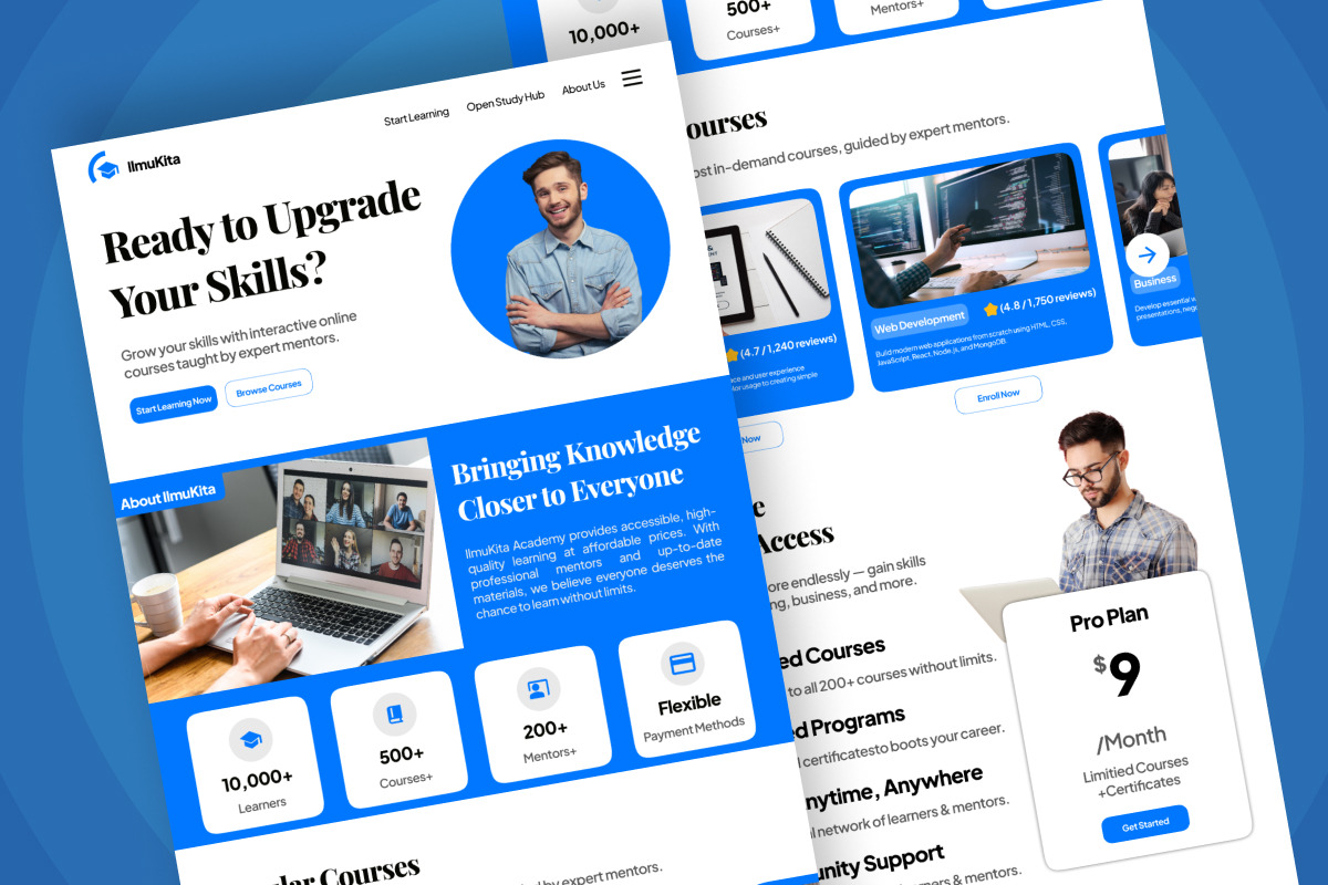 IlmuKita - Study Landing Page preview 4