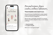 Fitness Wellness Instagram Templates, a Social Media Template by Motion Studio (Thumbnail 2 of 7)