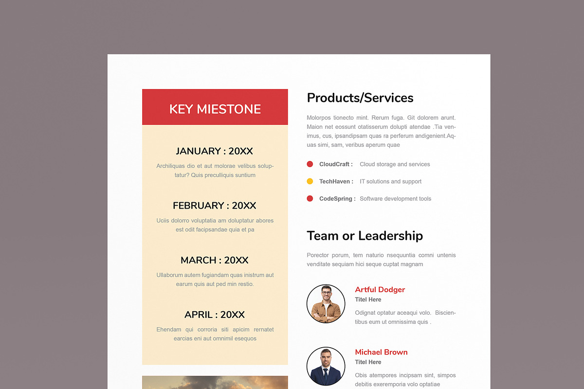 Business Fact Sheet Flyer, a Flyer Template by MightyDesign (Photo 4 of 8)
