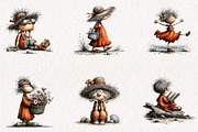 Summer Beach Grandma Clipart, a Seasonal Illustration by CreationArt (Thumbnail 2 of 5)