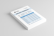 Project Schedule | MS Word & Indd, a Stationery Template by Leaflove (Thumbnail 2 of 5)
