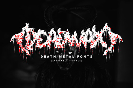 Deadwax - Death Metal Fonts, a Blackletter Font by Prioritype Co