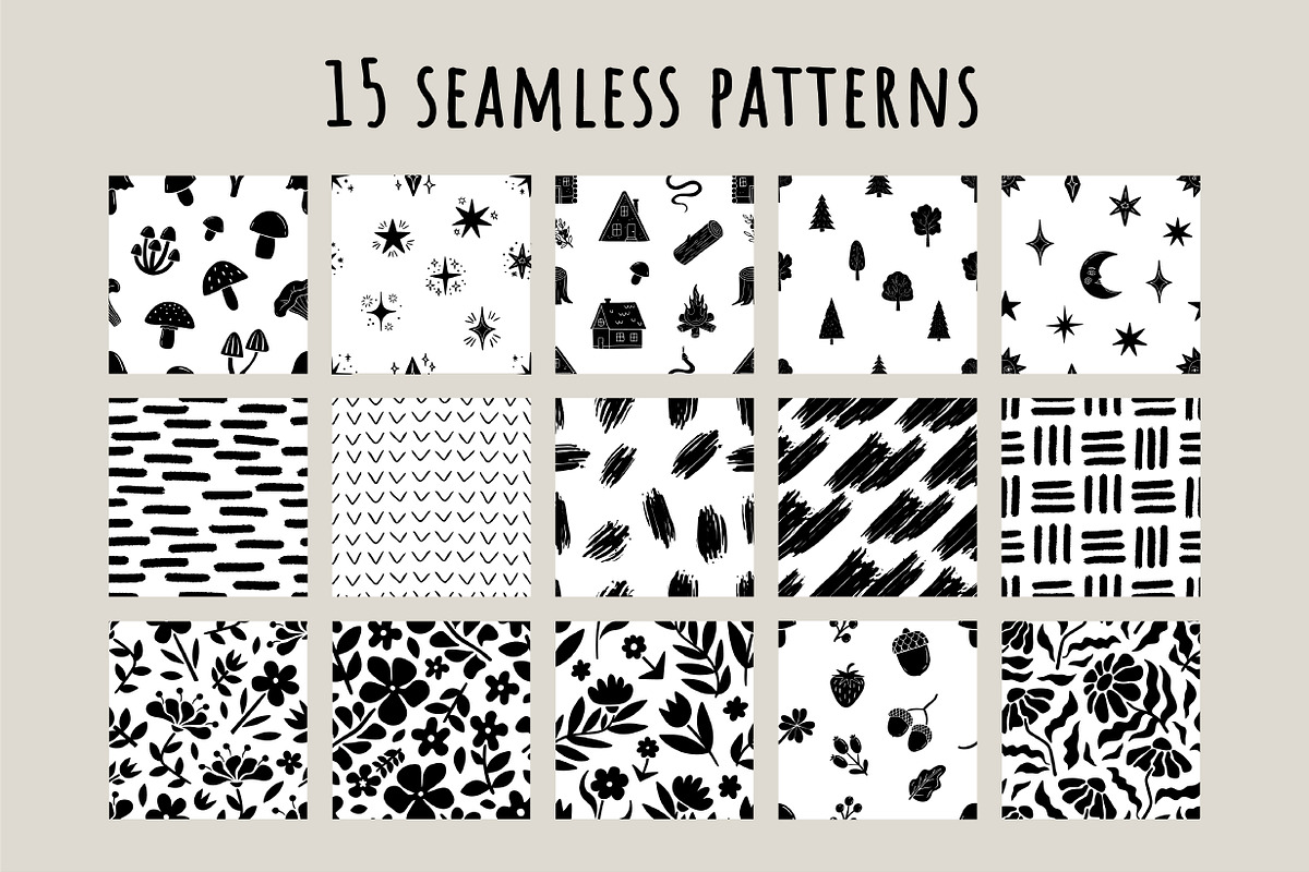 Scandinavian forest trendy set, an Illustration by Yanakicc (Photo 6 of 14)
