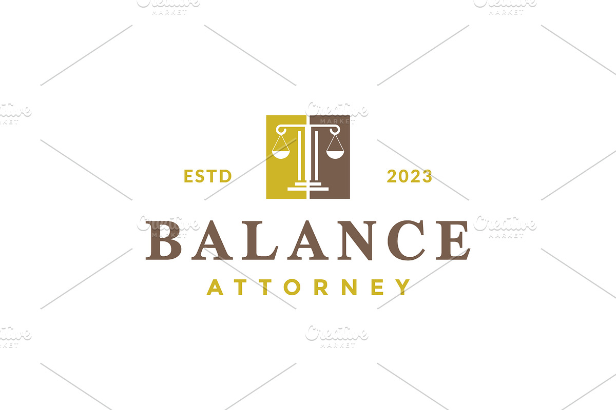 pillar law attorney firm logo, a Branding & Logo Template by devastd