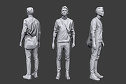 Lowpoly People Casual Pack Volume 6, a Characters & Person 3D Model by Kanistra Studio (Thumbnail 7 of 9)