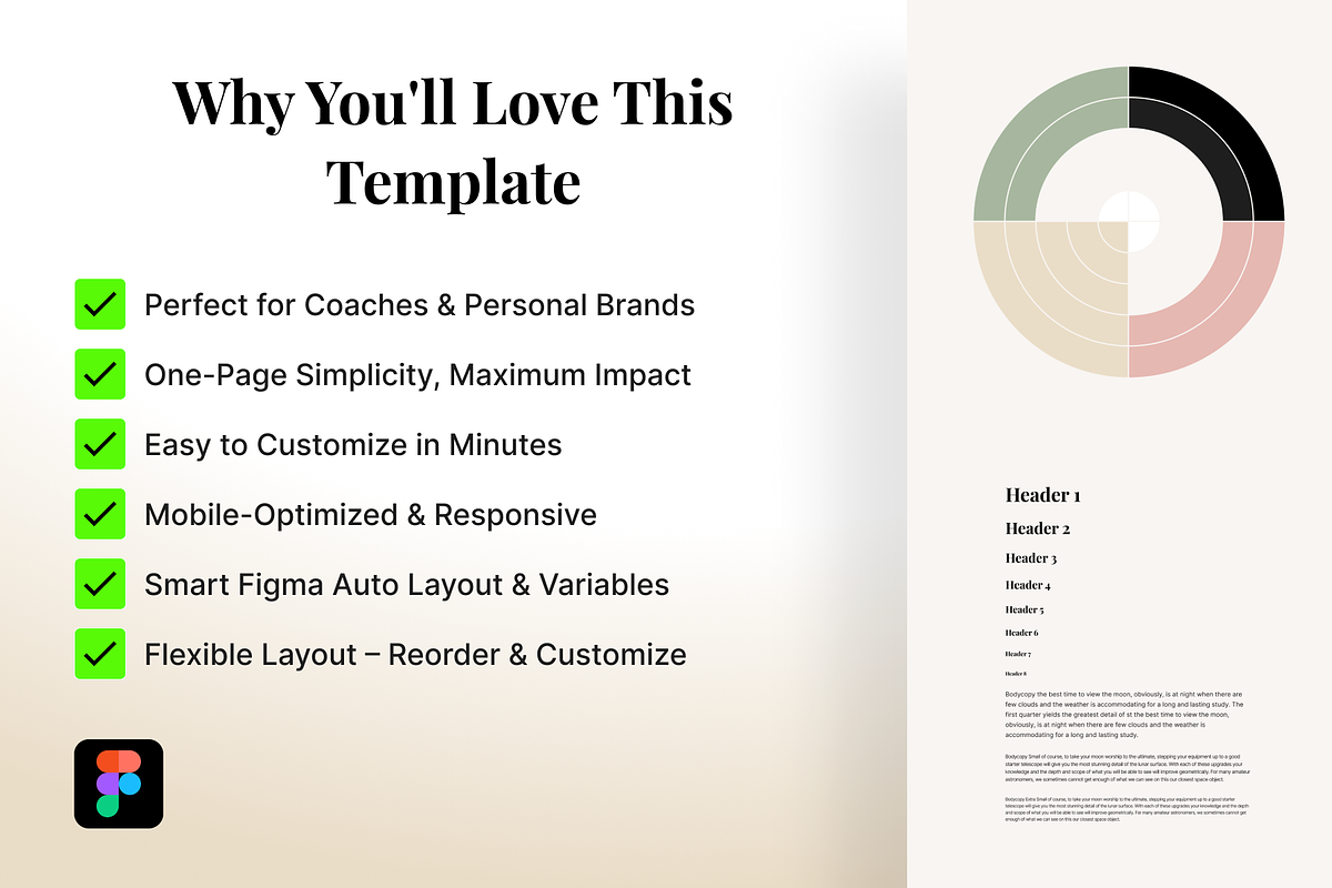 Coaching Website Template for Figma, a Landing Page Template by Sasha Lantukh (Photo 6 of 6)
