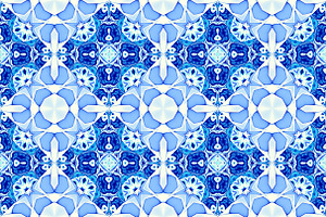 40 Seamless Blue Tile Patterns