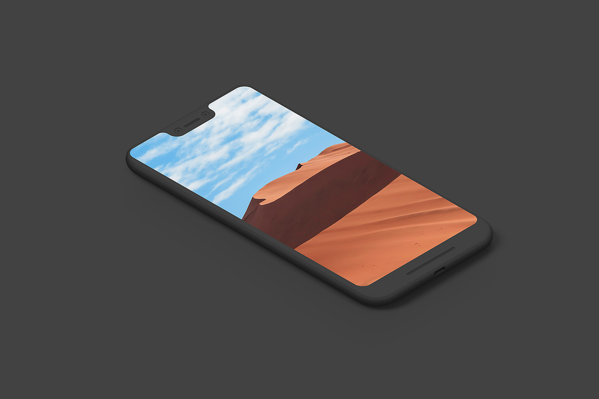 Pixel 3XL - 21 Clay Mockups - PSD, an iPhone Mockup by Asylab (Photo 13 of 73)