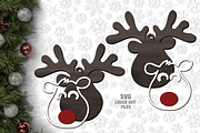 Reindeer Earrings SVG Laser Files, a Graphic by Cloud9DesignSVG (Thumbnail 2 of 2)