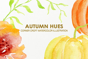 Autumn Hues Pumpkin Clipart