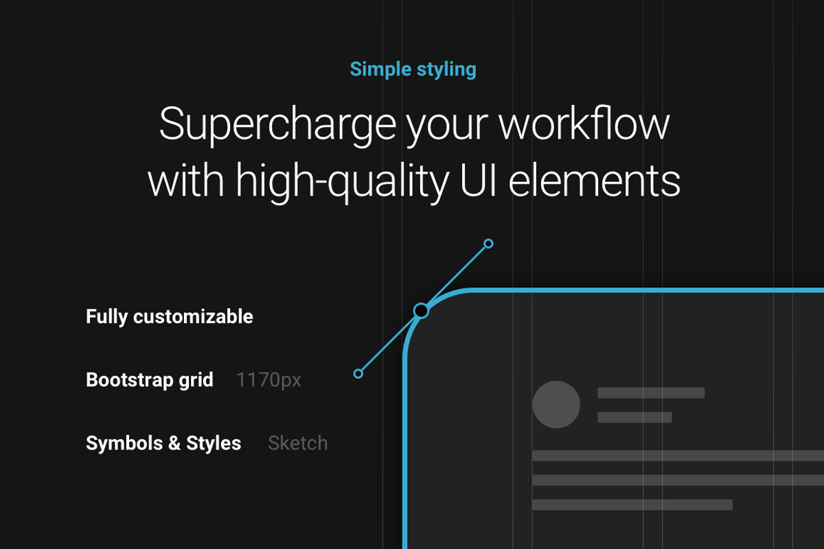 Module 02: Layouts, an UI Kit Template by Great Simple