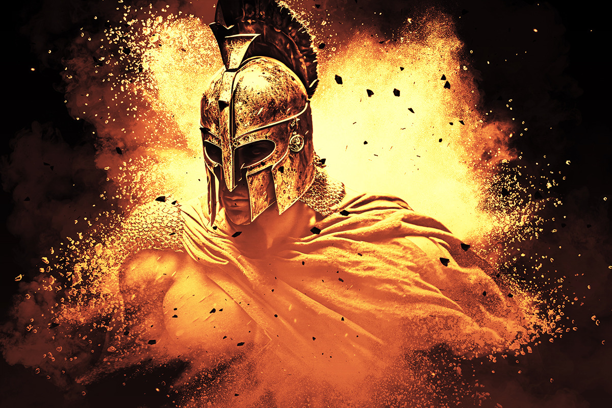 Fire Explosion PSD Photo Effect, an Action Add-On by iHemalaya (Photo 2 of 3)