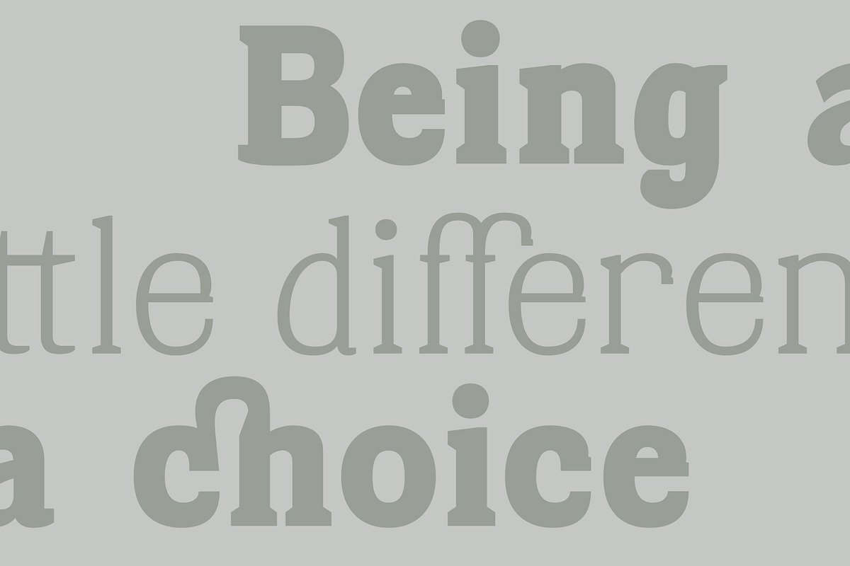 Sichra Typeface - Relaxed Slab Serif, a Slab Serif Font by Khoir (Photo 6 of 13)