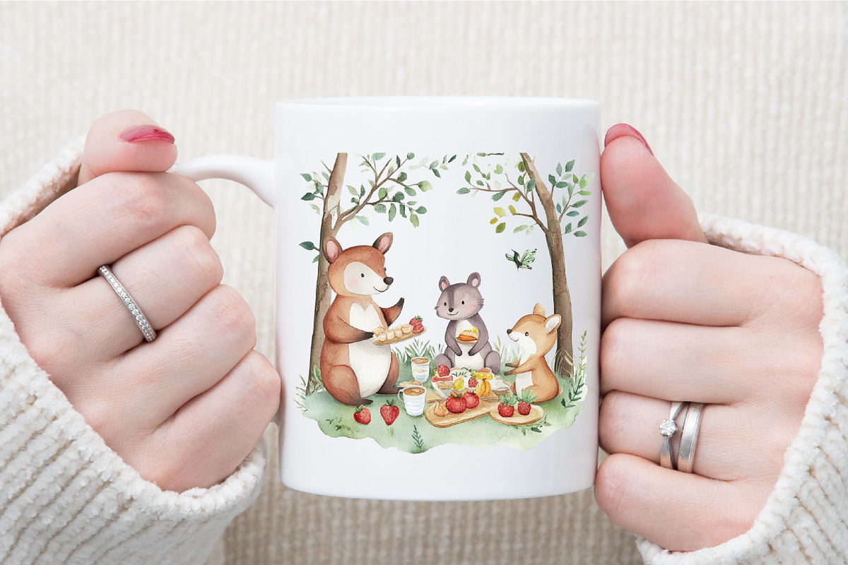 Woodland Forest Animals Friends Clip, an Illustration by Sublimation Artist (Photo 5 of 6)
