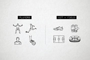 20 Football Soccer Icons World Cup, an Outline Icon by Hatch Design Workshop (Thumbnail 5 of 8)