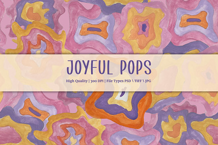 Joyful Pops Prints & Patterns, a Pattern Graphic by GND ART STUDIO