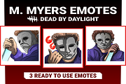 Shape DBD Twitch emotes, an Illustration by Custom Fonts & Patterns (Thumbnail 1 of 6)