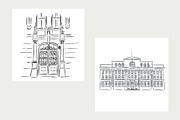Architecture Procreate stamp brushes, a Brush Add-On by Veronika Gotovceva (Thumbnail 6 of 9)