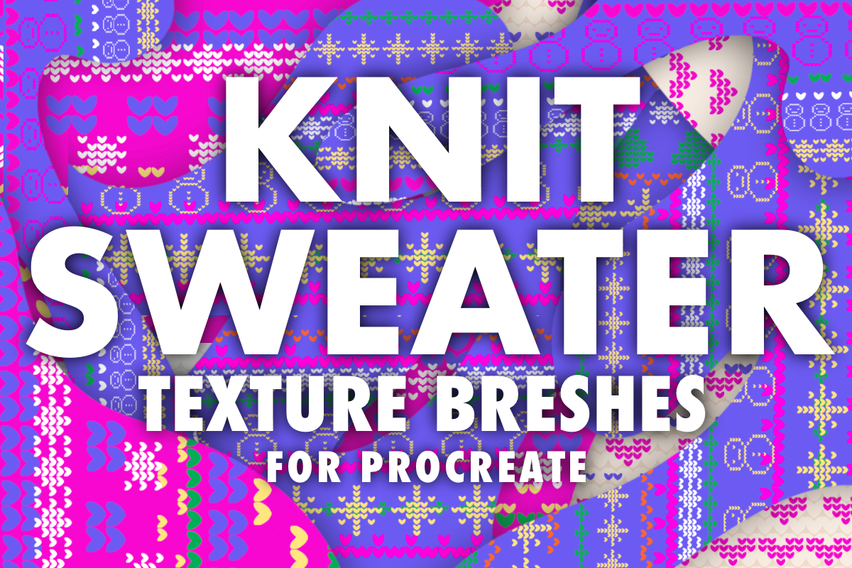 Christmas Knit Sweater Brushes, a Brush Add-On by CosmicMedium (Photo 2 of 4)