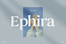 Ephira Modern Editorial Serif Font