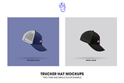 TRUCKER HAT MOCKUPS, a Hat Mockup by made_by_nope (Thumbnail 6 of 6)
