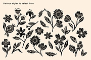 Blossom Clipart Bundle, an Object Illustration by ClayStudio (Thumbnail 7 of 7)
