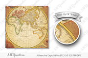 VINTAGE MAPS Digital Paper Designs, an Illustration by Artfanaticus (Thumbnail 3 of 4)