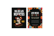 Dia Muertos Print & Social Media, a Print Template by McLittle Stock (Thumbnail 4 of 6)
