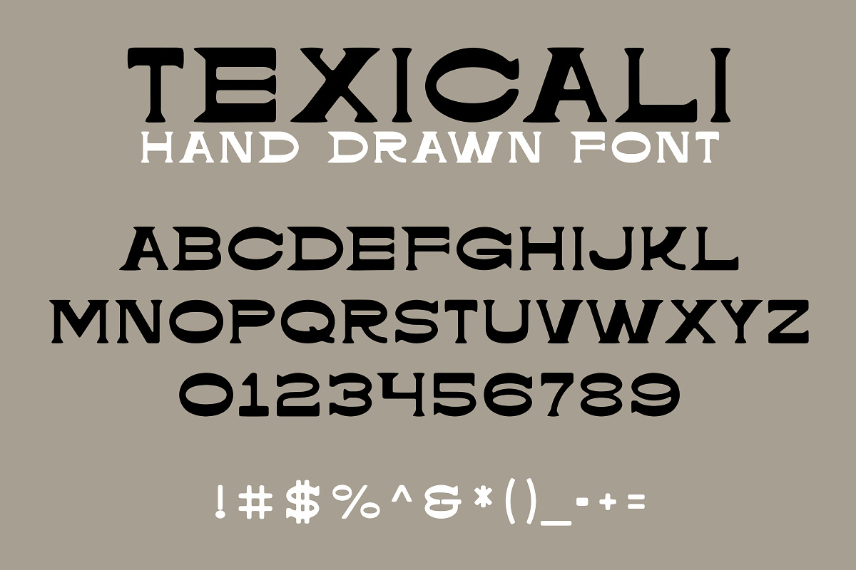 Texicali Serif Font, a Font by nickqtx (Photo 2 of 3)
