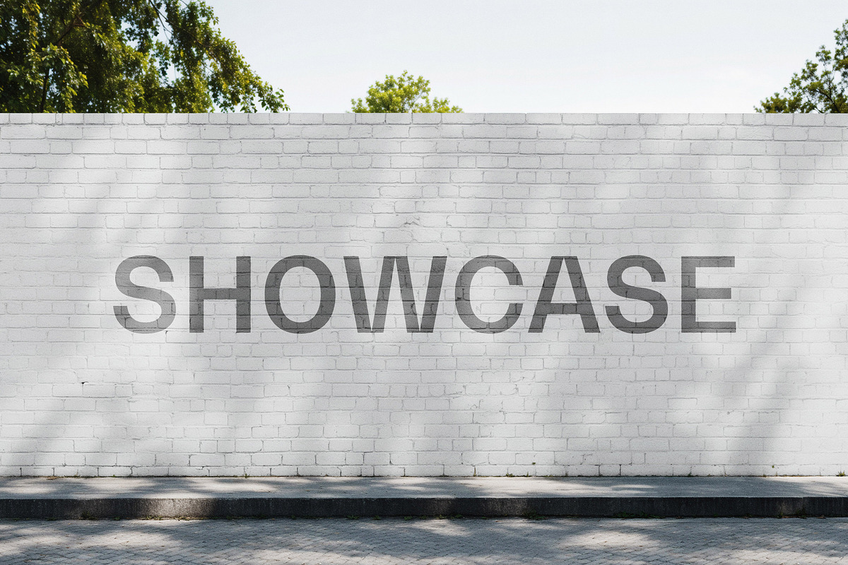 Brick Wall Mockup, an Advertising Mockup by Design Squad (Photo 2 of 3)
