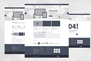 75 Layouts Webdesign Wireframe Kit, a Wireframe Template by DesignSomething (Thumbnail 3 of 5)