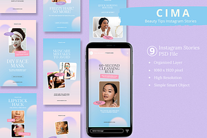 Beauty Tips Instagram Story & Canva, a Social Media Template by Attype